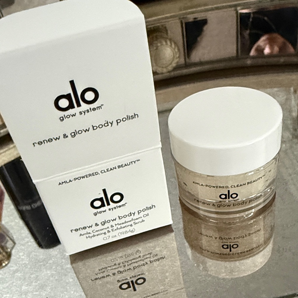 New! ALO renew & glow body polish